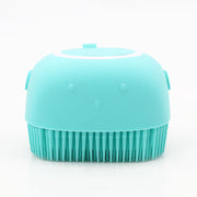 Pet silicone massage bath brush