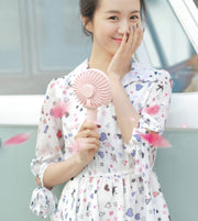 explosion desktop fan can shake the head handheld mini fan portable accompanying USB charging OEM OEM