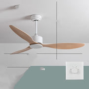 New Scandinavian Industrial Ceiling Fans Without Lights