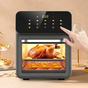 12L Large Capacity Electric Air Fryers Oil-free Automatic Household Kitchen 360°Baking Convection Oven Deep Fryer without Oil