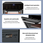 12L Large Capacity Electric Air Fryers Oil-free Automatic Household Kitchen 360°Baking Convection Oven Deep Fryer without Oil