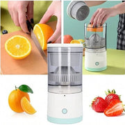 Portable Electric Fruit Orange Juicer Bivolt USB Rechargeable Extractor