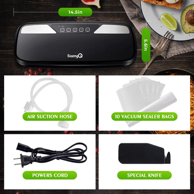 saengQ Best Electric Vacuum Food Sealer Packaging