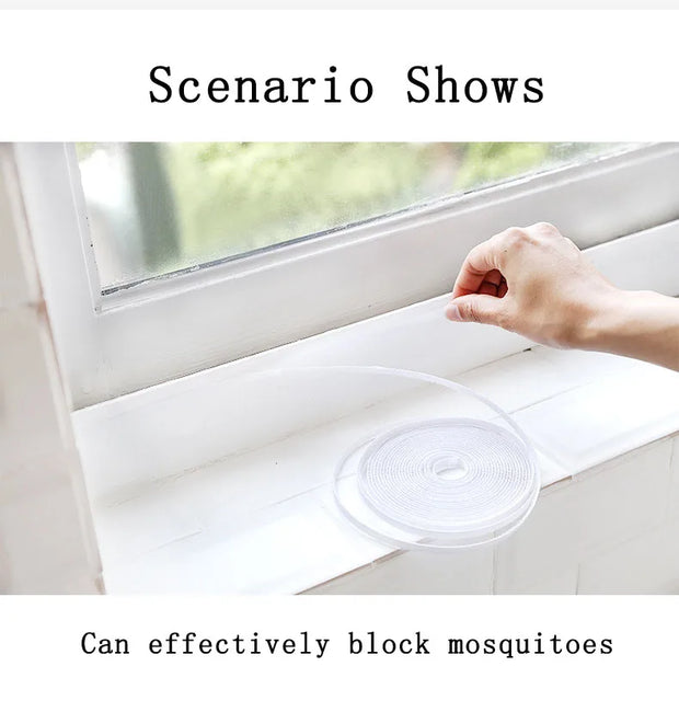 Insect Fly Screen Window Nets Mosquito Mesh Easy To Fit