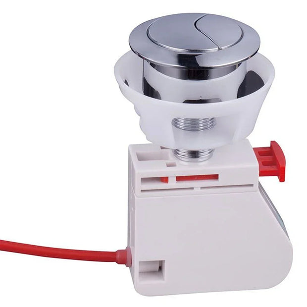 Replacement Toilet Flush Button For Cable Operated Concealed Cistern WC Round Valve Push Button Bathroom Accessory