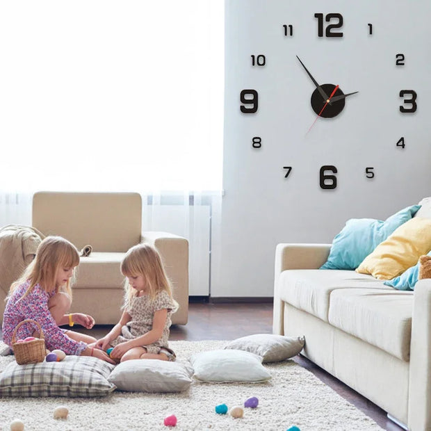 Simple Modern Design Silent Digital Wall Clock