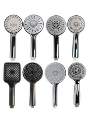 High Pressure Shower Head Handheld 3/5 Modes Multifunction Strong Flow Rain Massage Showerhead long Hose and Adjustable Holder