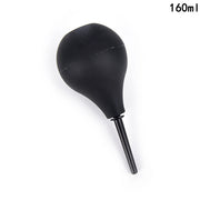 Hot 89/160/220ml Pear Shaped Enema Rectal Shower Cleaning System Silicone Gel Blue Ball For Anal Anus Colon Enema Anal Cleaning