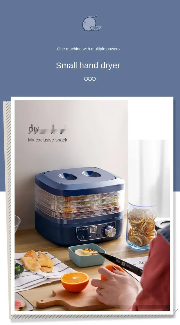 Fruit Vegetable Dryer Meat Snacks Herb Air Dryer Food Blowing Device For Pet House Use Electric Dried Dehydrator Best Price