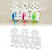 Toothbrush Holder Wall Mounted Suction Cup 5 Position
