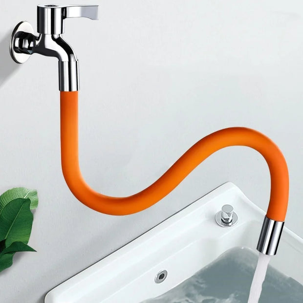 Rotating Silica Gel Faucet Extender Flexible Bending Bathroom