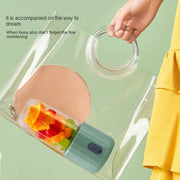 New Portable Blender 400ML Electric Juicer Fruit Mixers 1200mAh USB Rechargeable Smoothie Mini Blender Personal Juicer colorf