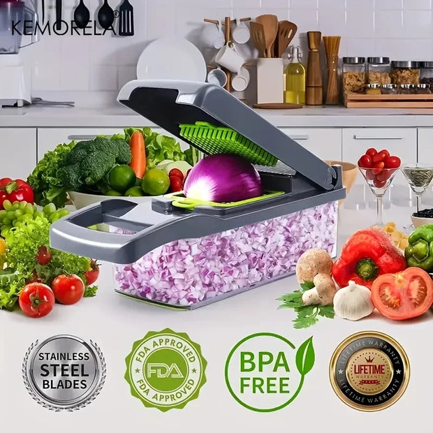 Multifunctional Vegetable Chopper Onion Chopper Handle Food