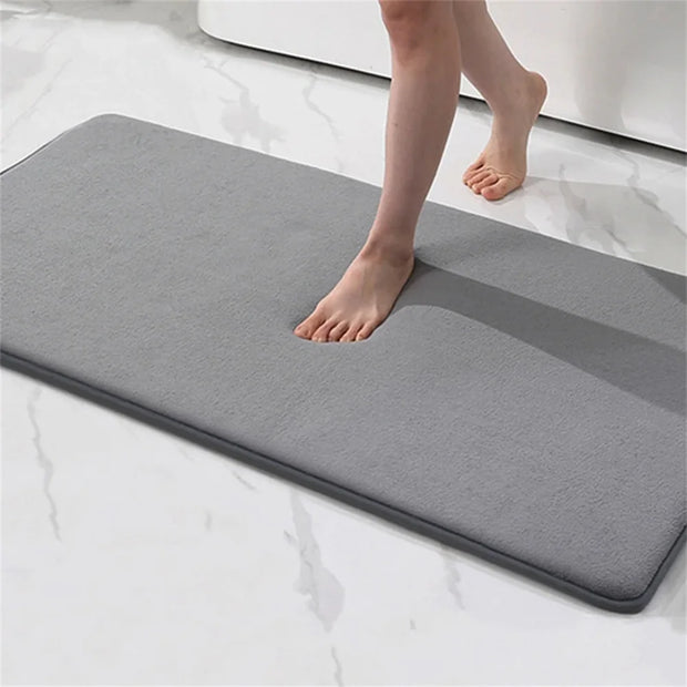 Homaxy Super Absorbent Bath Mat Memory Foam Carpet