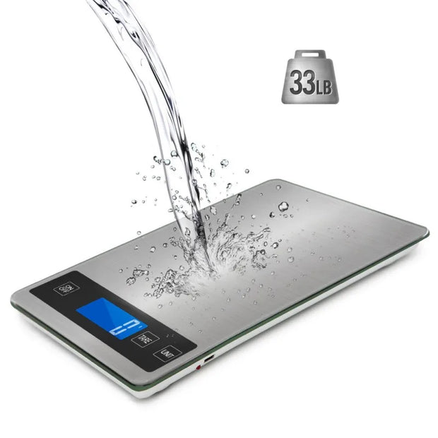 Digital Kitchen Scale LED Stainless Steel Electronic
