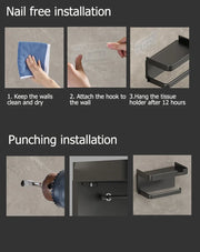 Toilet Paper Holder Plastic Storage