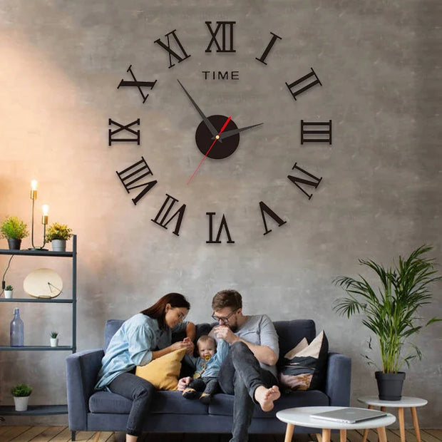 Simple Modern Design Silent Digital Wall Clock