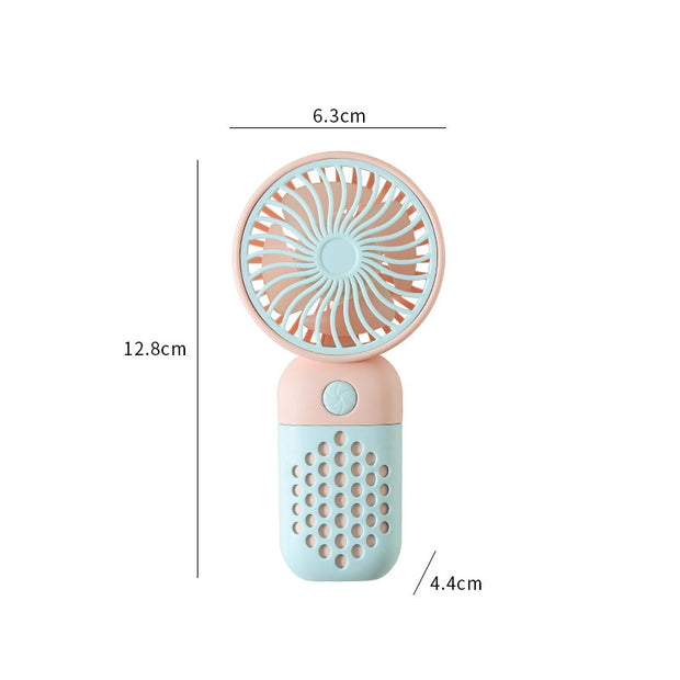 Handheld Fan Simple Mini USB Rechargeable Little Fan Portable Outdoor Student Small Electric